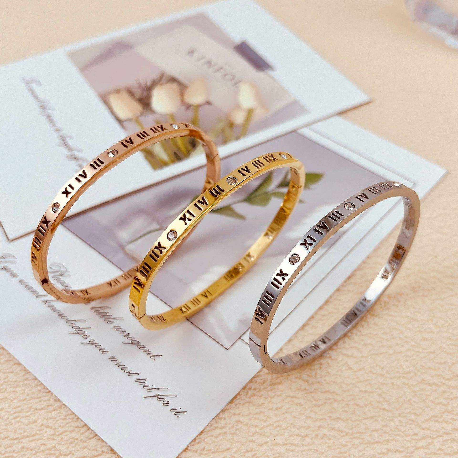 Cartier inspired cuff bangle
