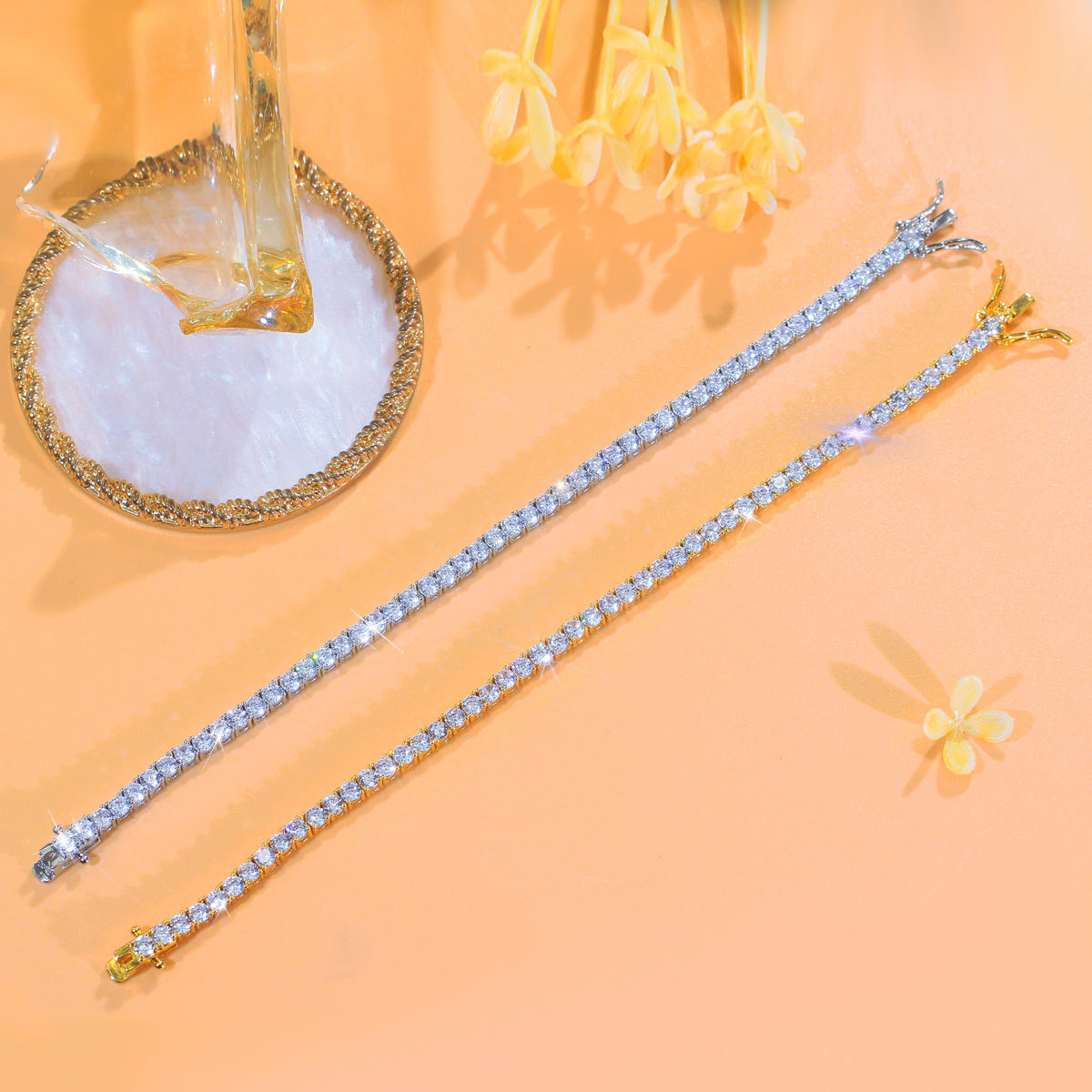 Simple Tennis Bracelet