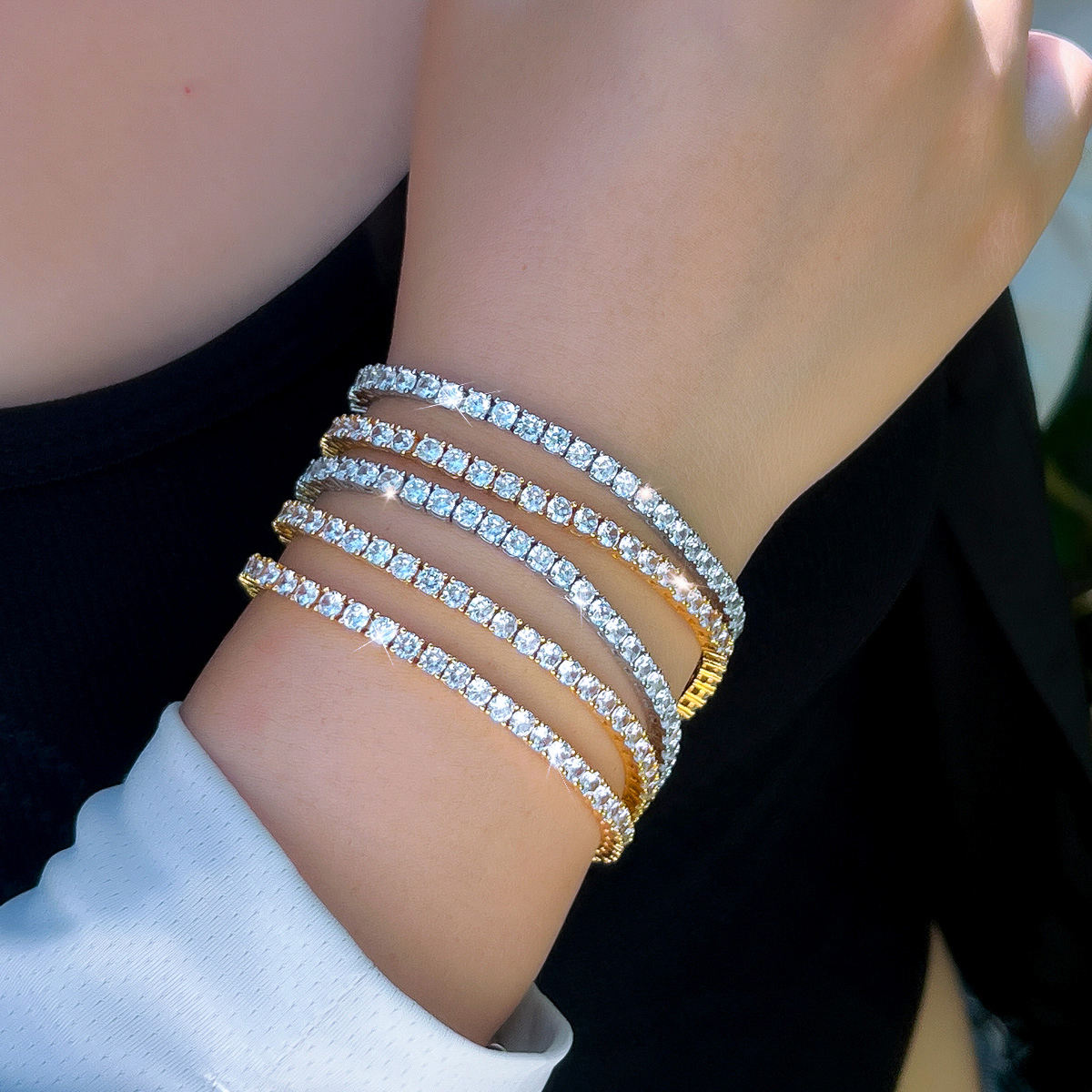 Simple Tennis Bracelet