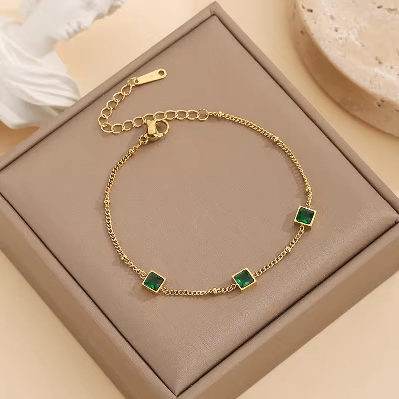 emerald jewellery set